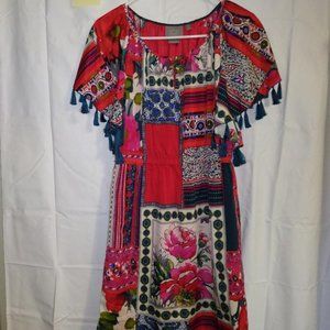 ANTHROPOLOGIE Vanessa Virginia tasseled dress xs NWOT!!!